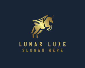 Unicorn Luxe Brand logo design