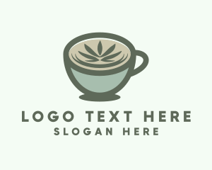 Coffee - Cannabis Weed Cafe logo design