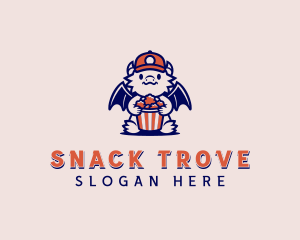 Popcorn Dragon Snack logo