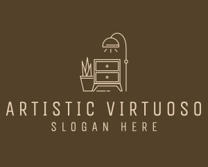 Minimalist Interior Furniture logo design