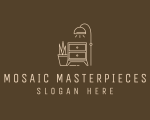 Minimalist Interior Furniture logo design