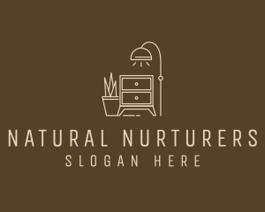 Minimalist Interior Furniture logo design