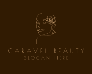 Minimalist Beauty Woman logo design