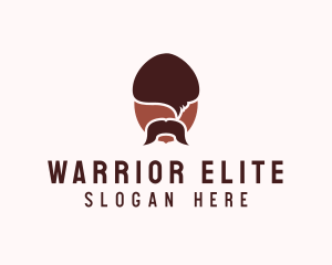 Acorn Mustache Man logo