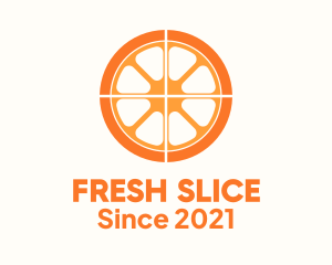 Orange Slice Wheel logo design