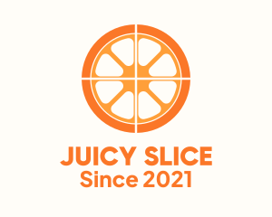 Orange Slice Wheel logo design