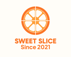 Orange Slice Wheel logo design