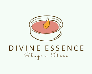 Wellness Candle Decoration logo design