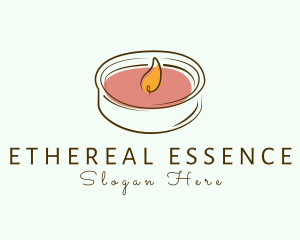 Wellness Candle Decoration logo design