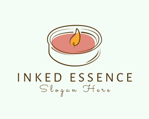 Wellness Candle Decoration logo design