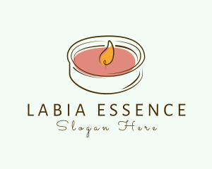 Wellness Candle Decoration logo design