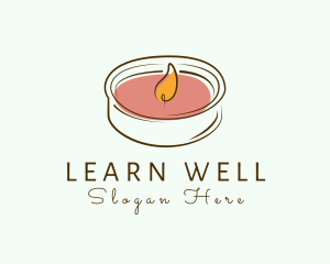 Wellness Candle Decoration logo design