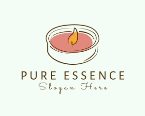 Wellness Candle Decoration logo design