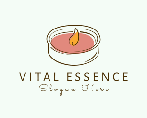 Wellness Candle Decoration logo design