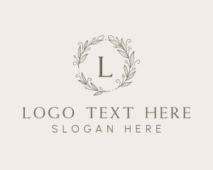 Aesthetic Ornament Wreath logo