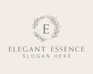 Aesthetic Ornament Wreath logo design