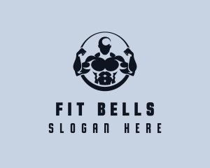 Weightlifter Fitness Gym logo design