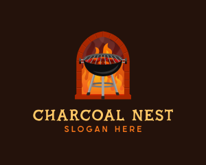 Barbecue Grill Cooking logo