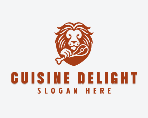 Lion Steak Restaurant logo design