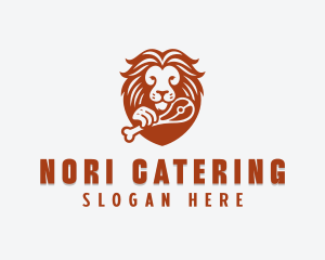 Lion Steak Restaurant logo design