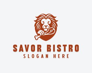 Lion Steak Restaurant logo design