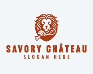 Lion Steak Restaurant logo design