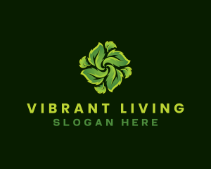 Eco Leaf Plant logo