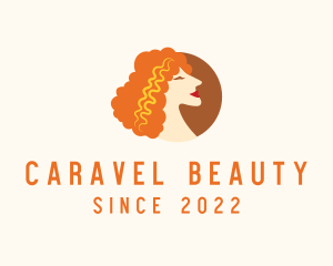 Curly Beauty Hair Salon logo design