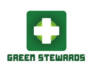 Medical Green Cross App logo design