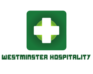 Medical Green Cross App logo design