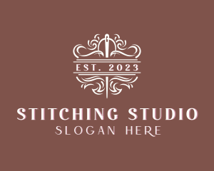 Needle Knitting Craft logo design