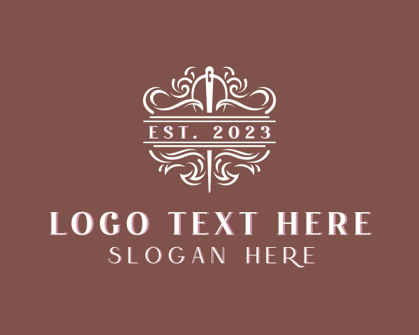 Knitting logo example 1