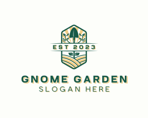 Landscaping Shovel Garden logo design