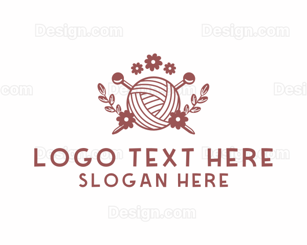 Flower Knit Yarn Logo