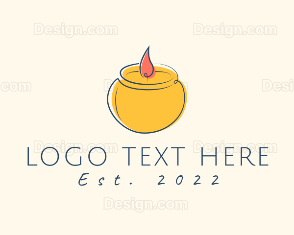 Relaxing Candle Scent Logo