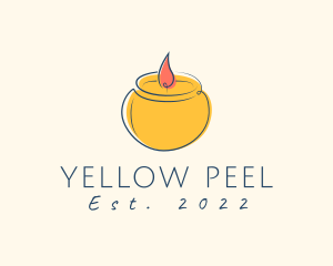 Relaxing Candle Scent logo design