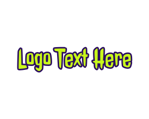 Zombie Monster Text Font logo