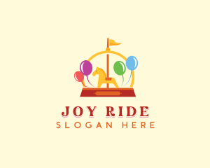 Carousel Horse Ride logo design