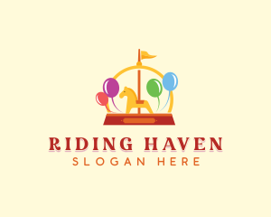 Carousel Horse Ride logo design