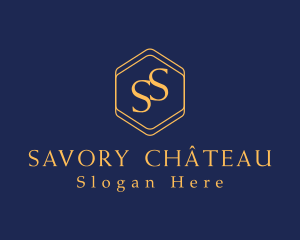 Luxury Hexagon Brand logo design