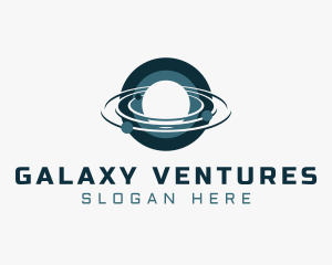 Galaxy Universe Planet logo design