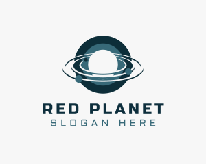 Galaxy Universe Planet logo design