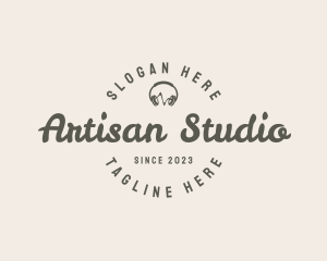 Cursive Studio Headset logo design