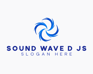 Water Whirlpool Wave logo design