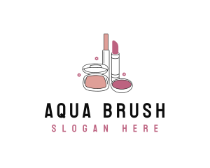 Makeup Cosmetics Lipstick logo design