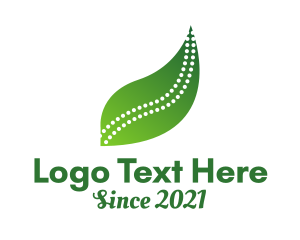 Natural Chiropractor Leaf  logo