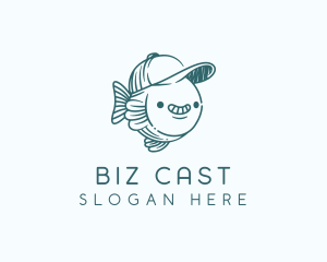 Cartoon Pet Fish logo