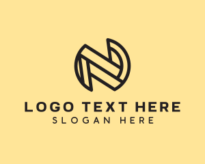 Creative Letter N Company Logo