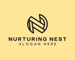 Creative Letter N Company logo design