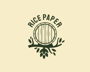 Hops Branch Barrel  logo design